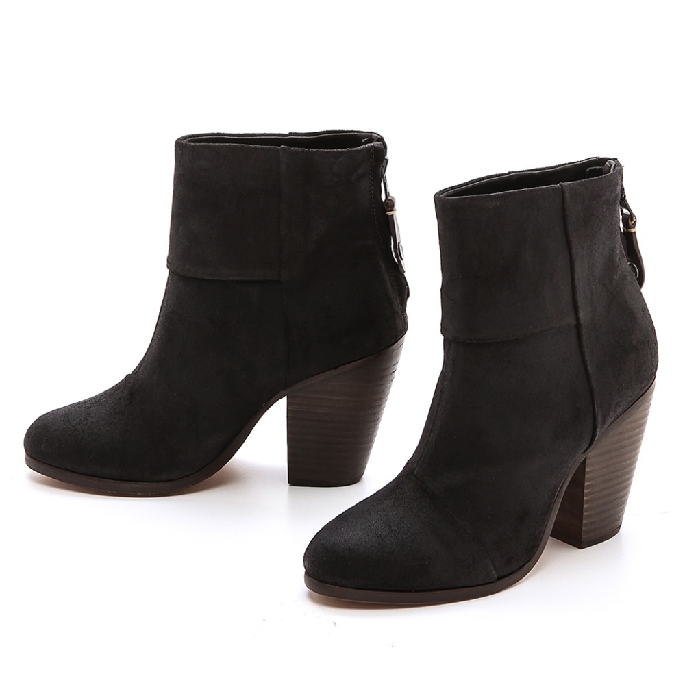 Rag & Bone Classic Newbury Booties - Dark Brown